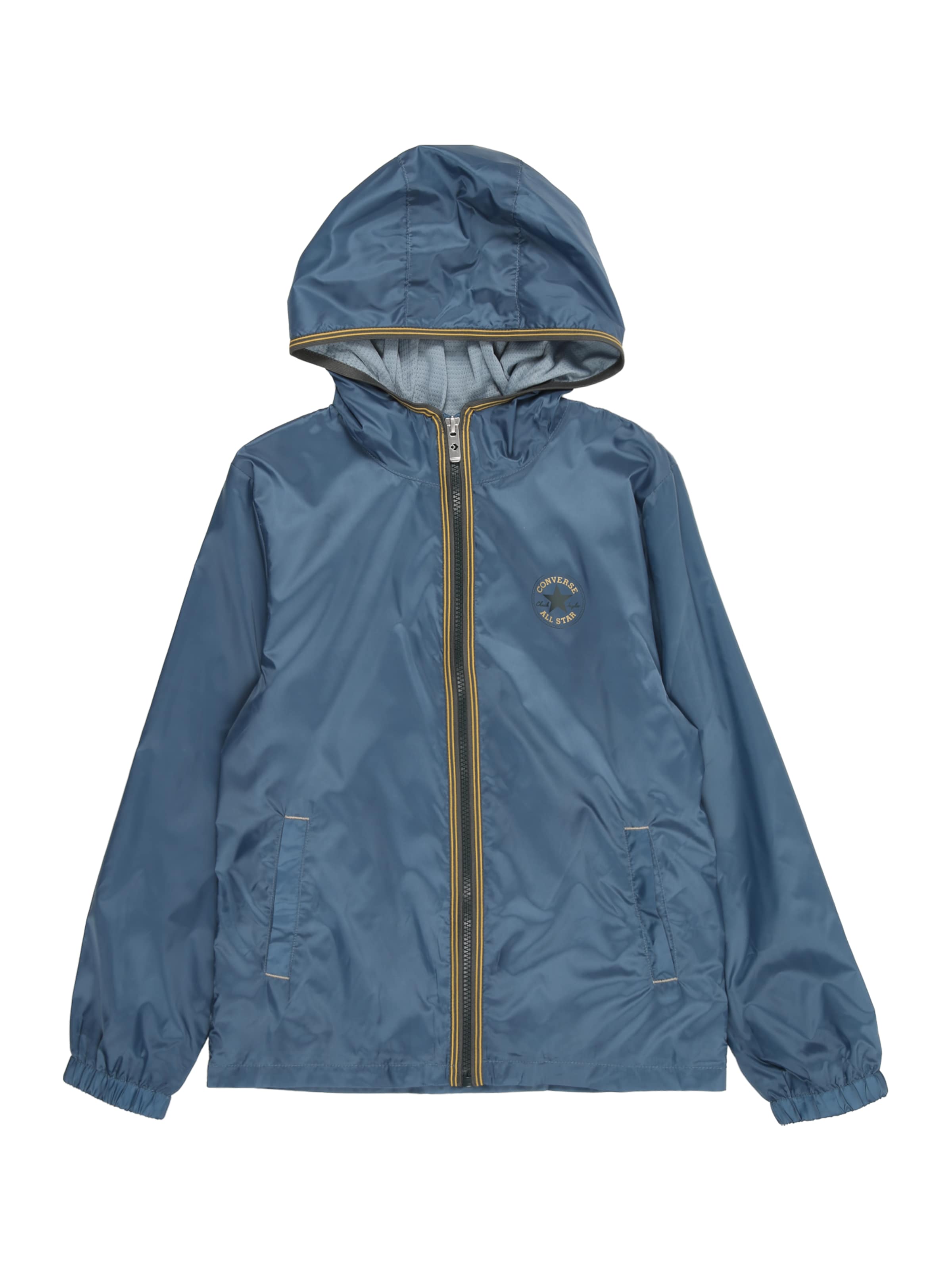 CONVERSE Φθινοπωρινό και ανοιξιάτικο μπουφάν σε μπλε: μπροστά