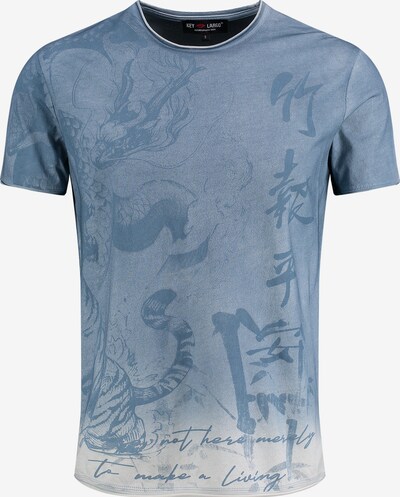 Key Largo Skjorte 'TIGER' i blåmelert, Produktvisning