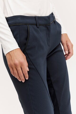 Fransa Slim fit Trousers in Blue