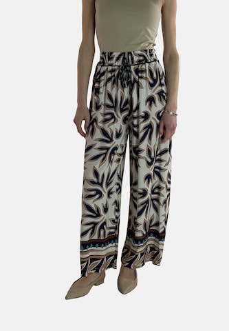 Wide Leg Pantalon Elara en bleu : devant