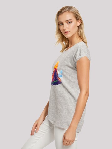 T-shirt 'Vulkanausbruch' F4NT4STIC en gris