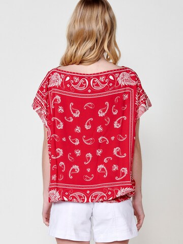 KOROSHI Blouse in Red