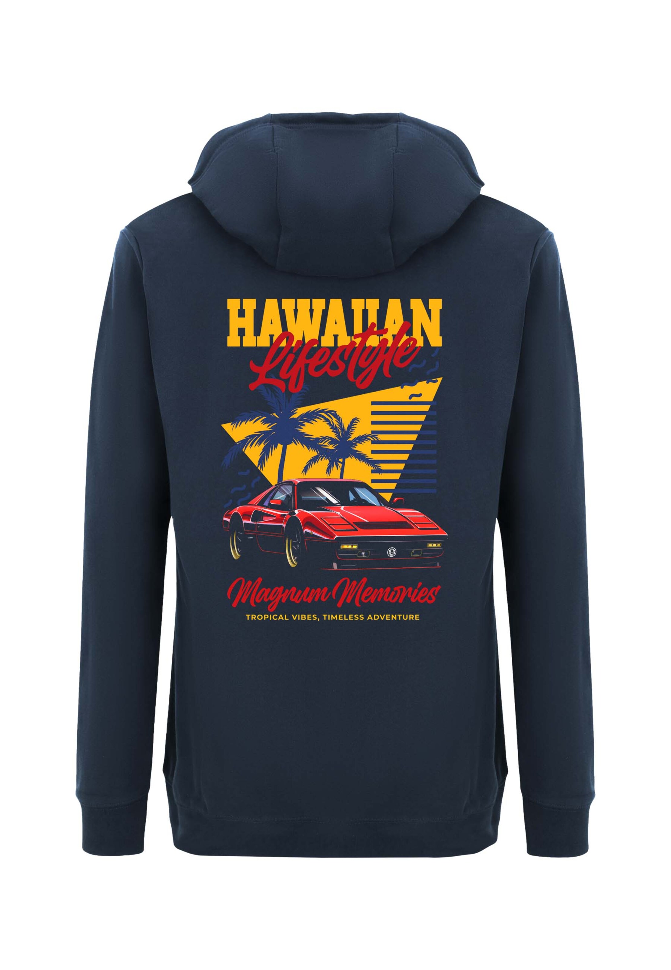 Oldskull Sweatshirt 'Wrldvibe Aloha Legend' in Blue