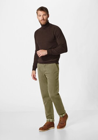 REDPOINT Slim fit Chino Pants in Green