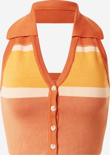 Cotton On Tops en tricot en citron vert / orange / orange pastel, Vue avec produit