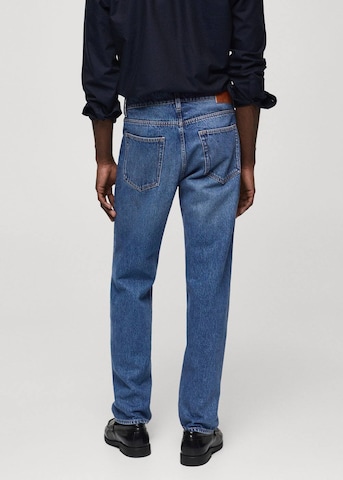 MANGO MAN Regular Jeans 'Bob' in Blauw