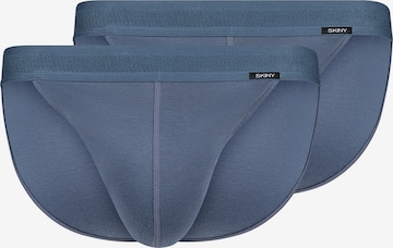 Slip Skiny en bleu : devant