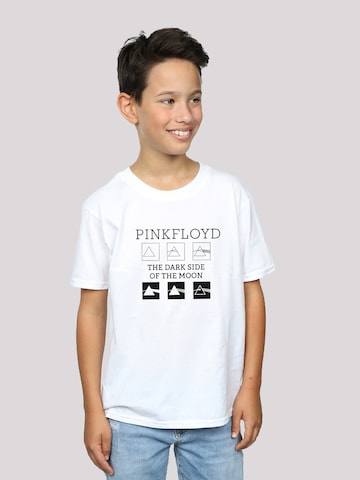 F4NT4STIC Shirt 'Pink Floyd Pyramids' in White: front