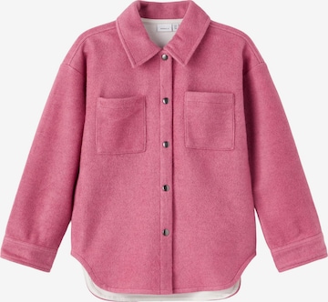 NAME ITPrijelazna jakna 'NELOA' - roza boja: prednji dio