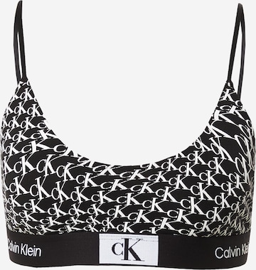 Calvin Klein Underwear Bra '96' in Black: front