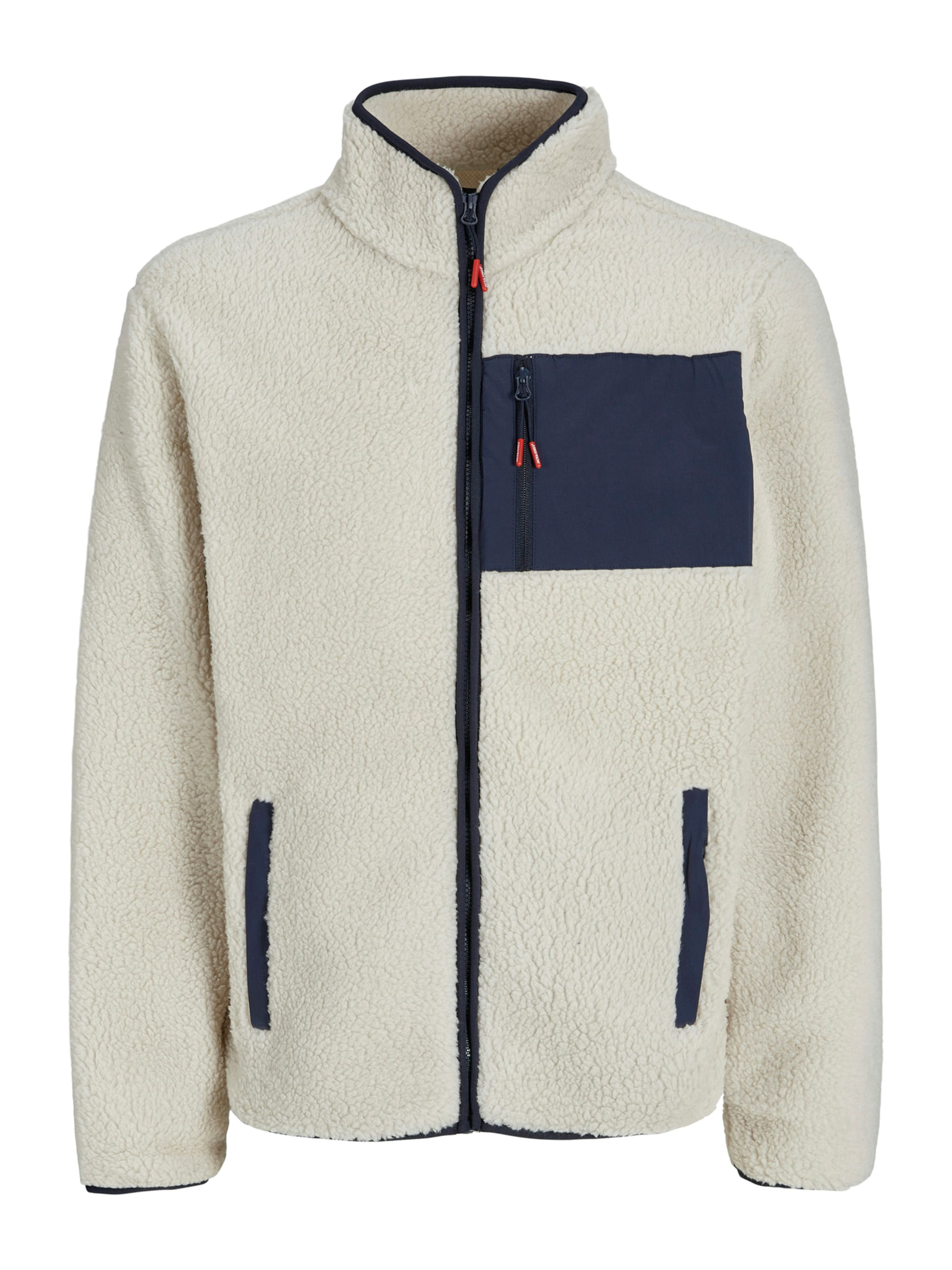 JACK & JONES Between-Season Jacket 'JJThatcher' in Beige: front