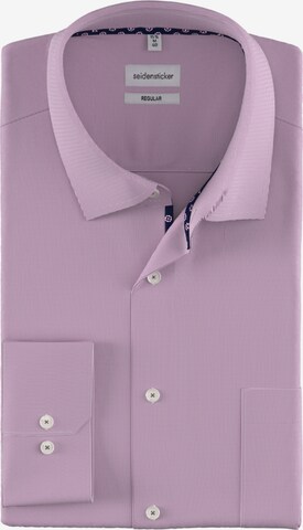 SEIDENSTICKER Regular fit Business Shirt 'SMART ESSENTIAL' in Pink
