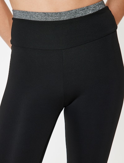 Koton Leggings in graumeliert / schwarz, Produktansicht