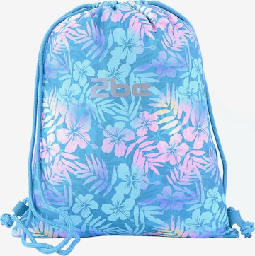 2be Gym Bag in Blue: front