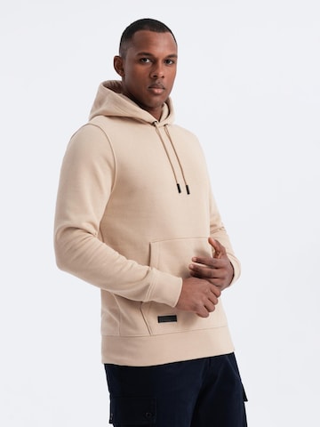 Ombre Sweatshirt 'OM-SSBN-0161' in Beige
