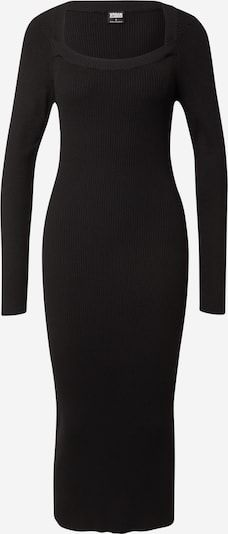 Megzta suknelė iš Urban Classics, spalva – juoda, Prekių apžvalga