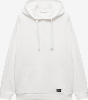 MANGO TEEN Sweatshirt in White: front