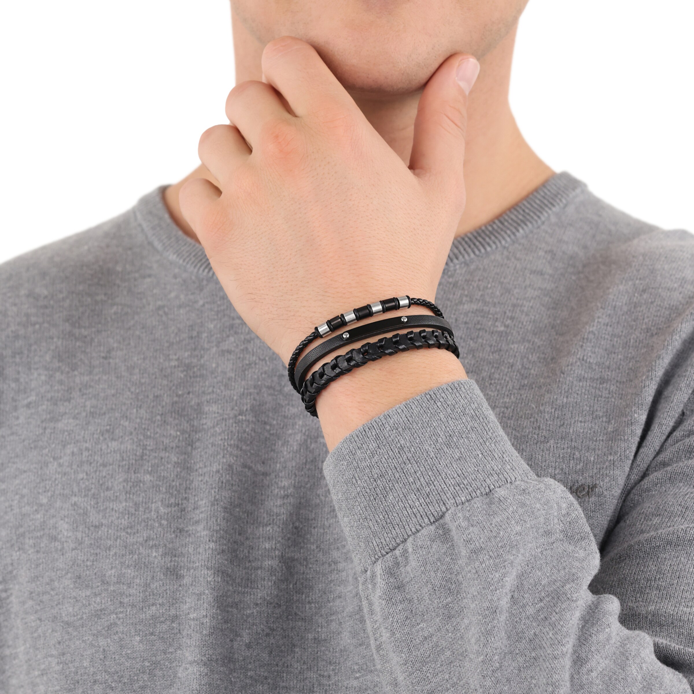 s.Oliver Bracelet in Black