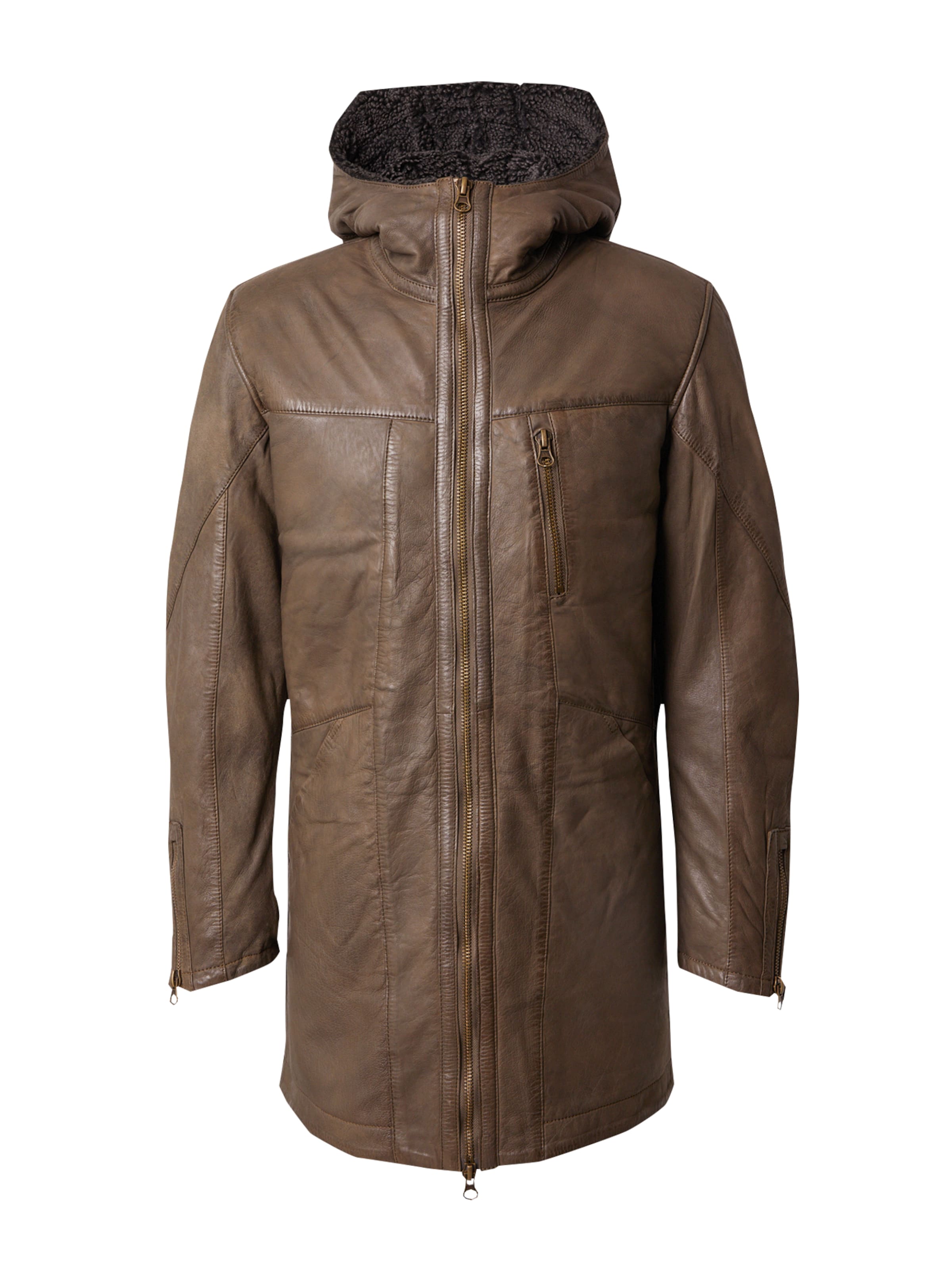 FREAKY NATION Vinterjakke 'Park Land' i brun: forside