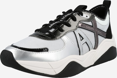 ARMANI EXCHANGE Sneaker in hellgrau / schwarz / silber, Produktansicht