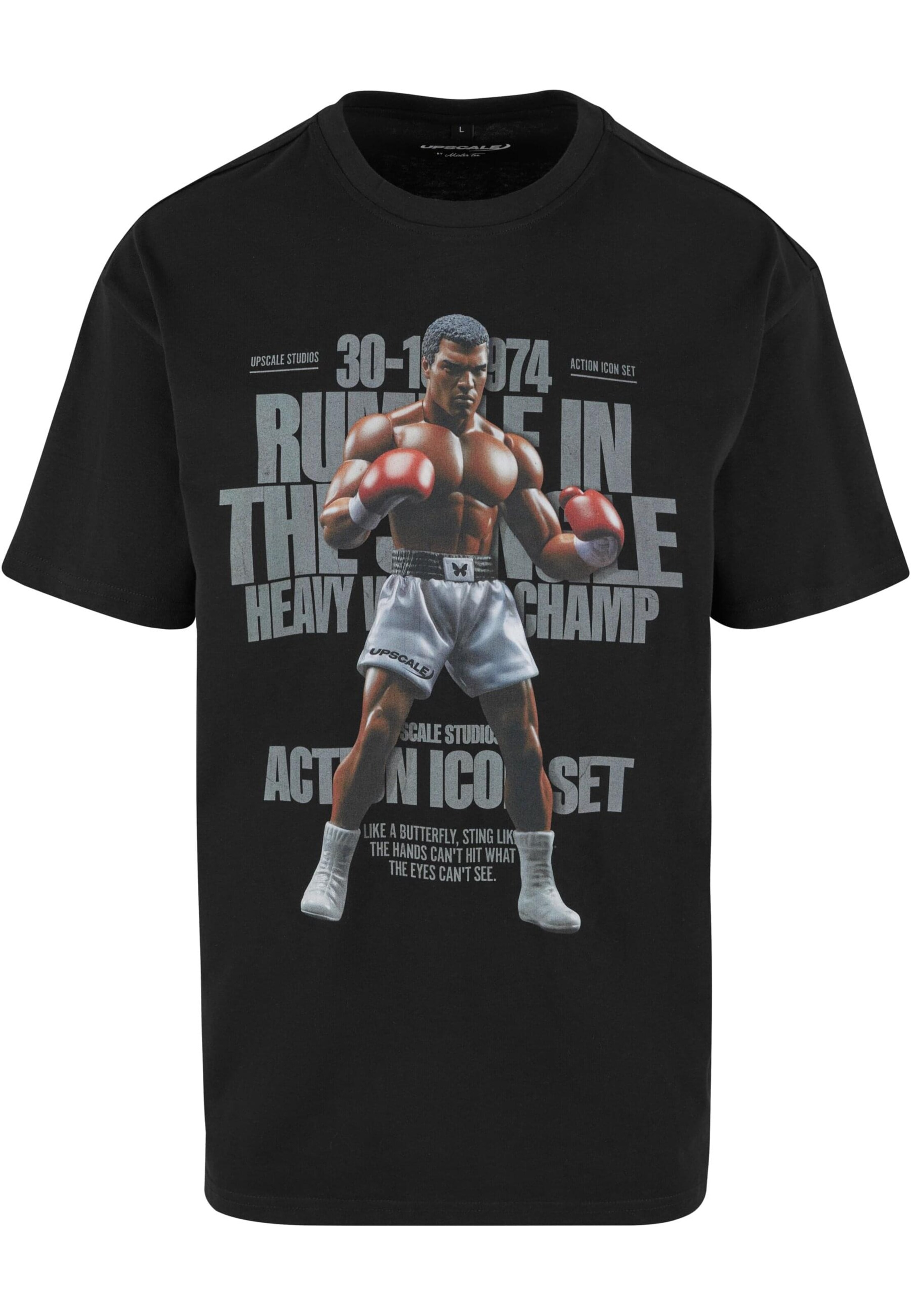 MT Upscale Koszulka 'Rumble' w kolorze czarny: przód