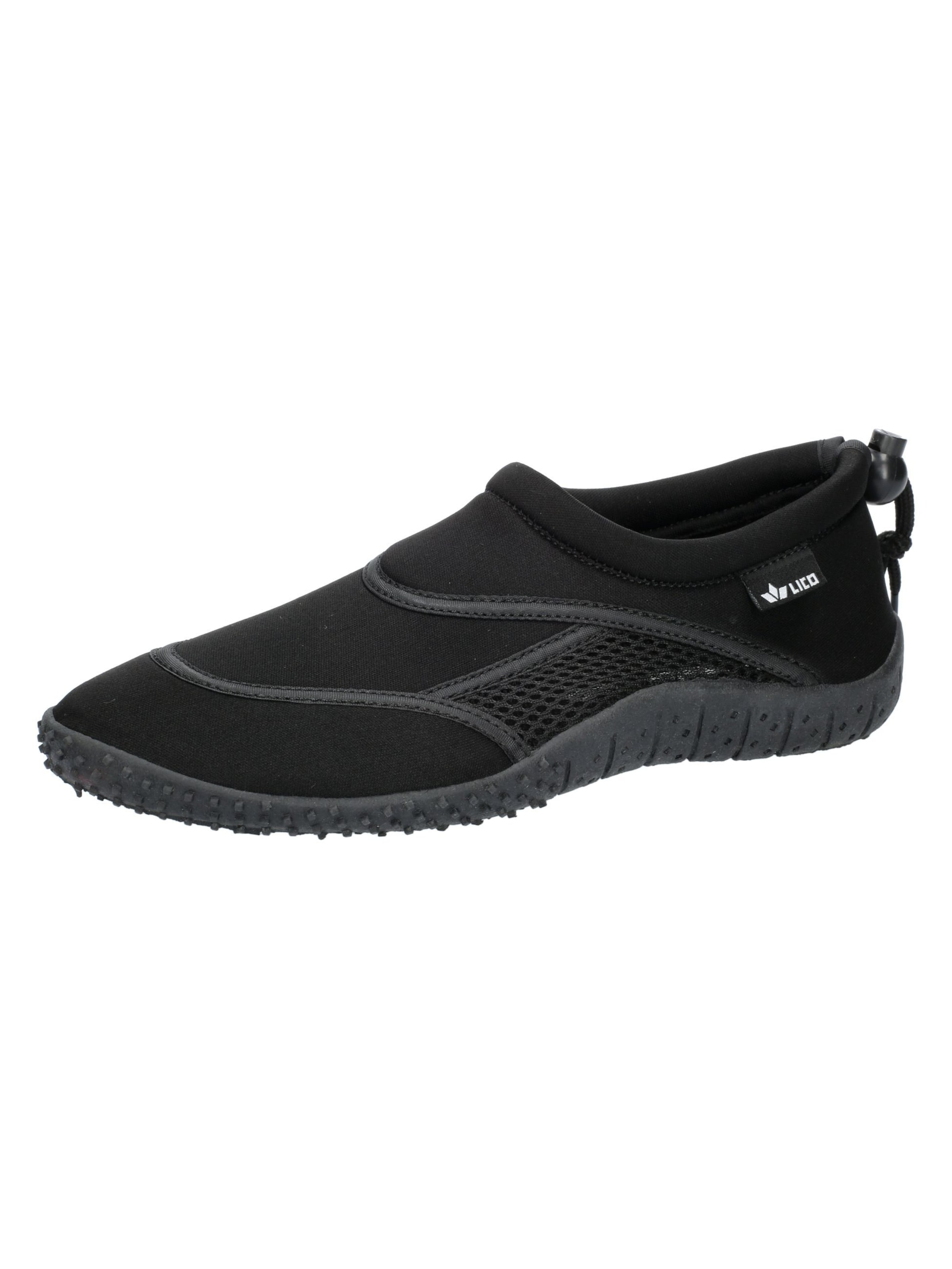 LICO Water Shoes ' Leyte ' in Black: front