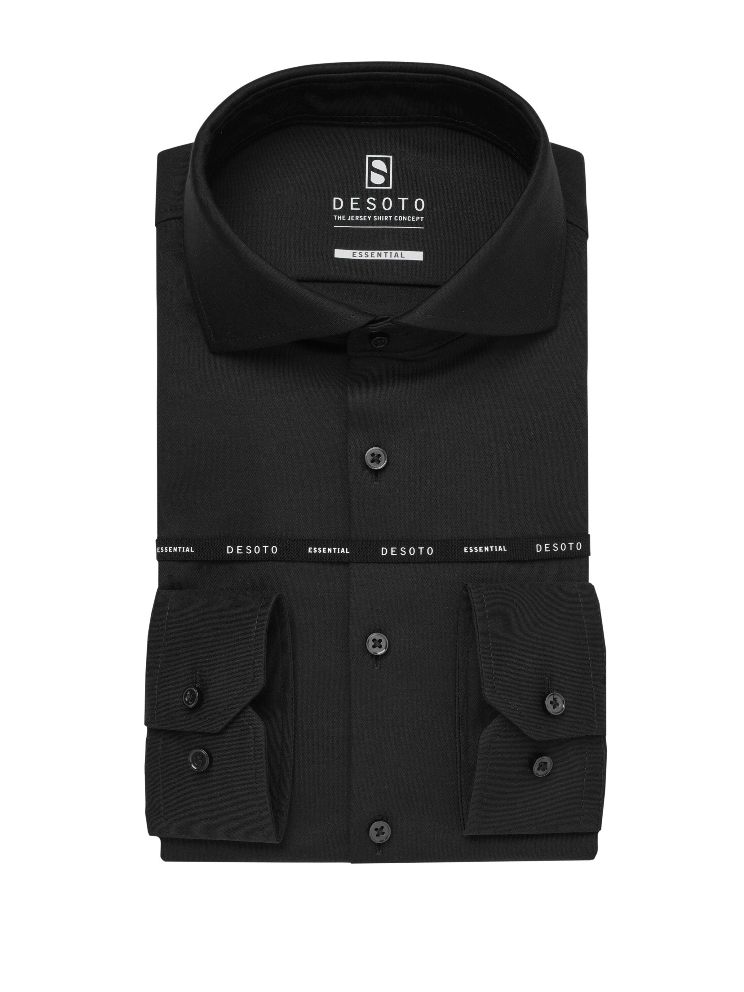 DESOTO Slim fit Zakelijk overhemd in Zwart