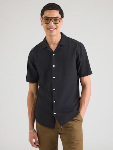 Only & Sons - Ajuste confortable Camisa 'ONSCANTLEY' en negro: frente