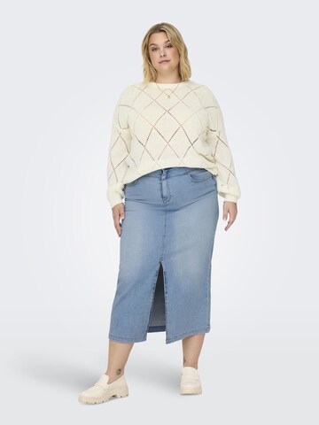 ONLY Carmakoma Pullover 'CARGeenas' i hvid