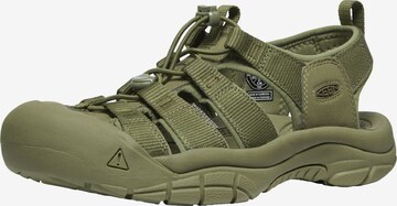 KEEN Sandals in Green: front