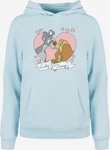 ABSOLUTE CULT Sweatshirt 'Lady And The Tramp - Love' in Blue: front