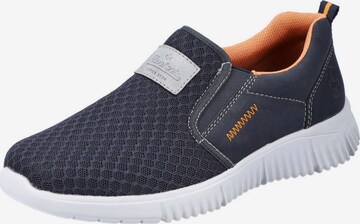 Rieker Спортни обувки Slip On в синьо: отпред