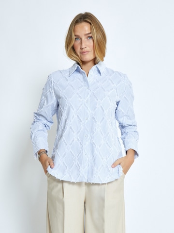 minus Blouse 'Astra' in Blue: front