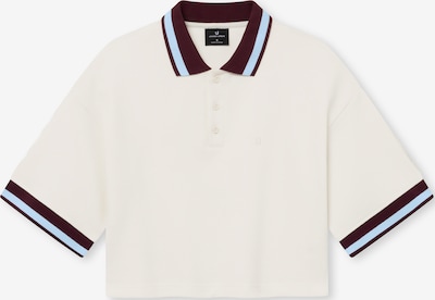 Marškinėliai 'Abbie' iš Johnny Urban, spalva – kremo / šviesiai mėlyna / burgundiško vyno spalva, Prekių apžvalga