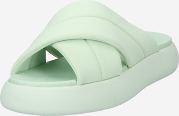 Zoccoletto 'ALPARGATA MALLOW CROSSOVER' di TOMS in verde: frontale