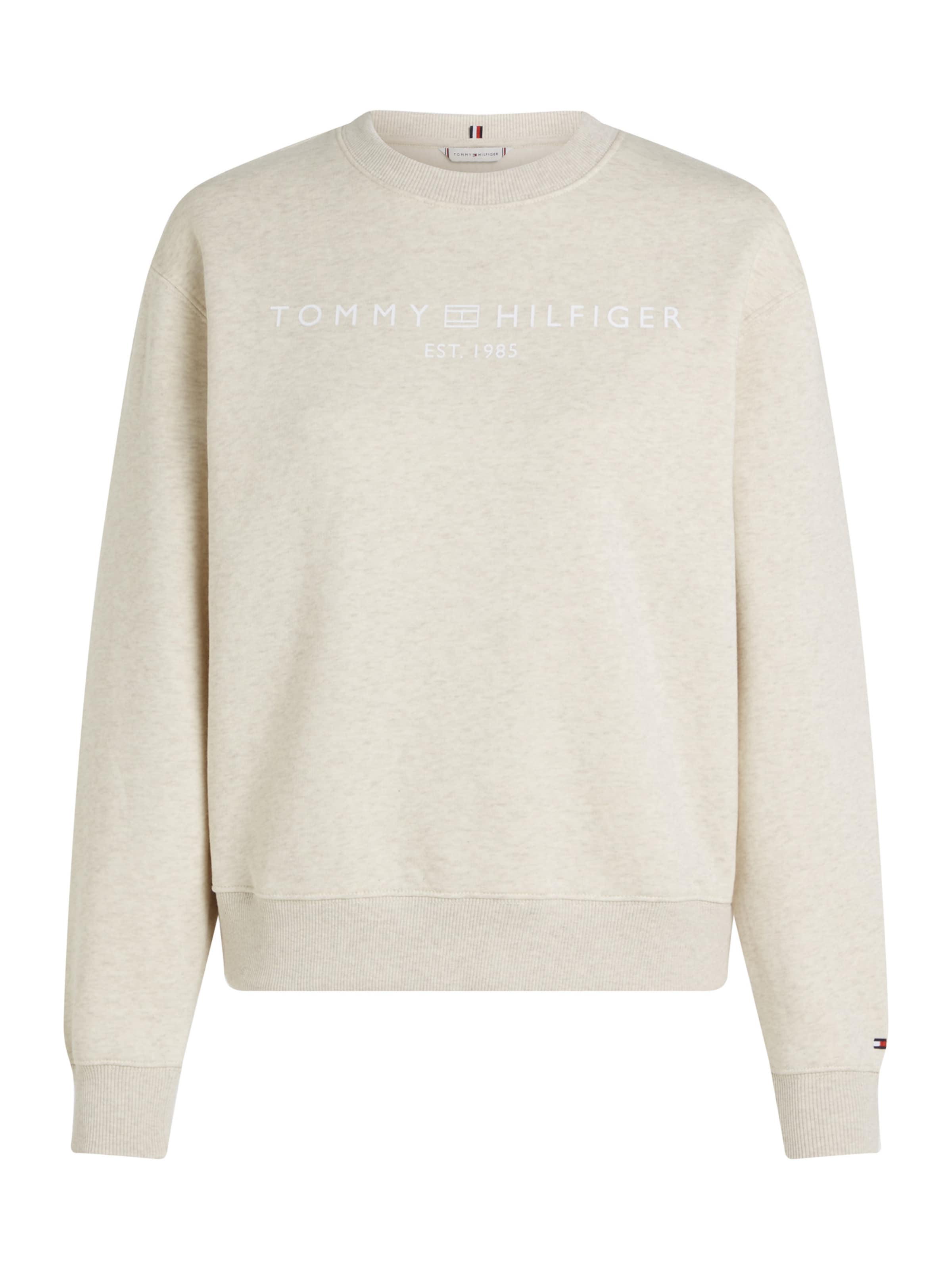 TOMMY HILFIGER Sweatshirt in Beige: Vorderseite