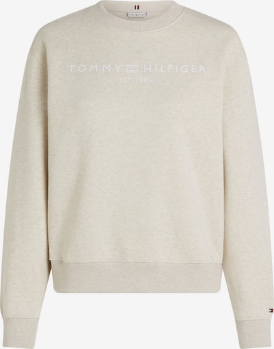 TOMMY HILFIGER Collegepaita värissä meleerattu beige / valkoinen, Tuotenäkymä