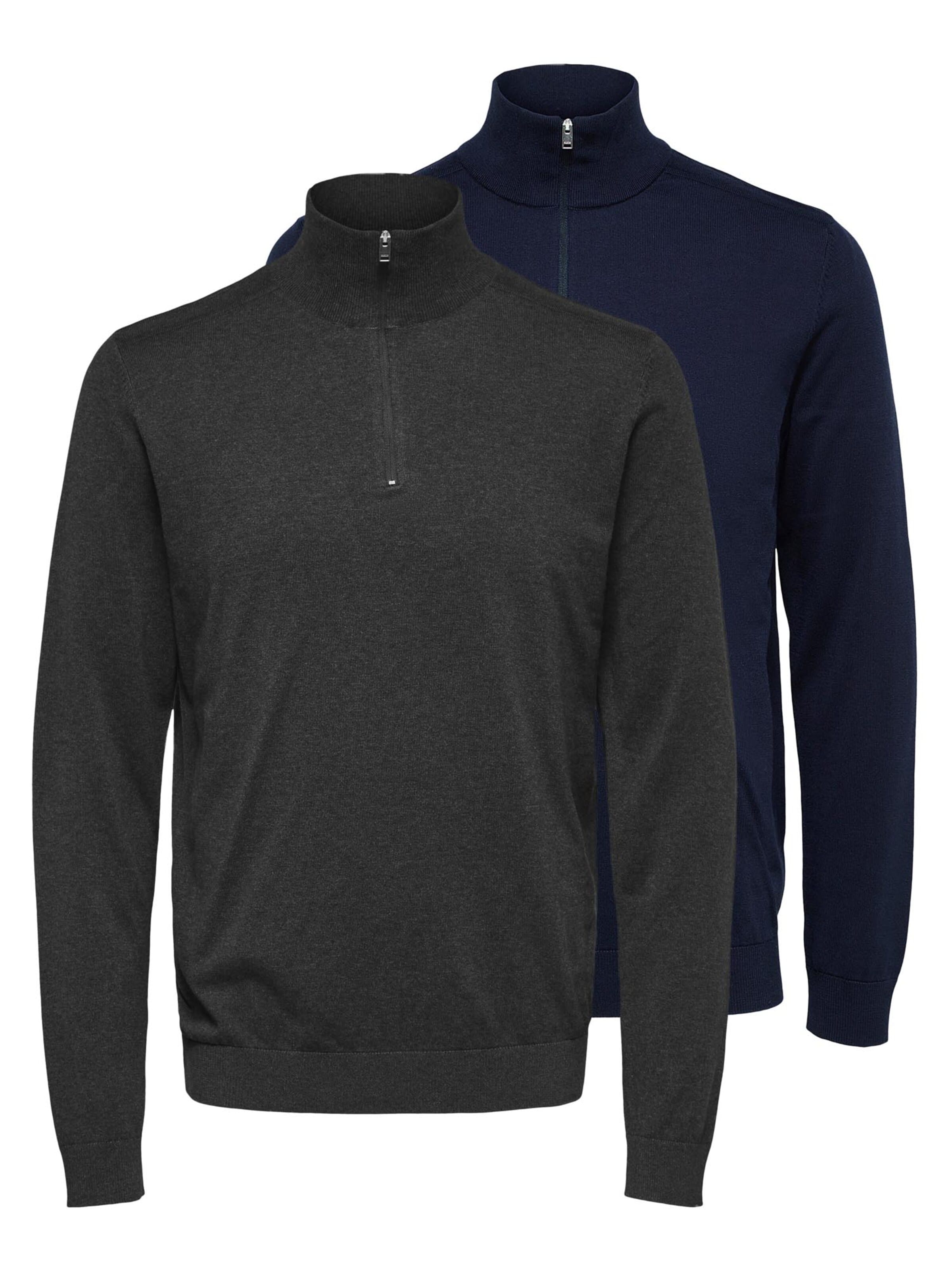 SELECTED Pullover 'Berg'‌‌‌‌ in S in nachtblau, Produktansicht