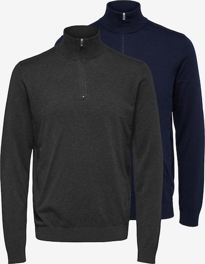SELECTED Sweater 'Berg' in S in Night blue, Item view