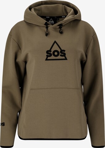 SOS Sweatshirt 'Vail' in Grün: predná strana