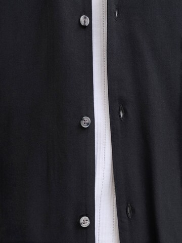 JACK & JONES Классический крой Рубашка 'JJEJEFF' в Черный