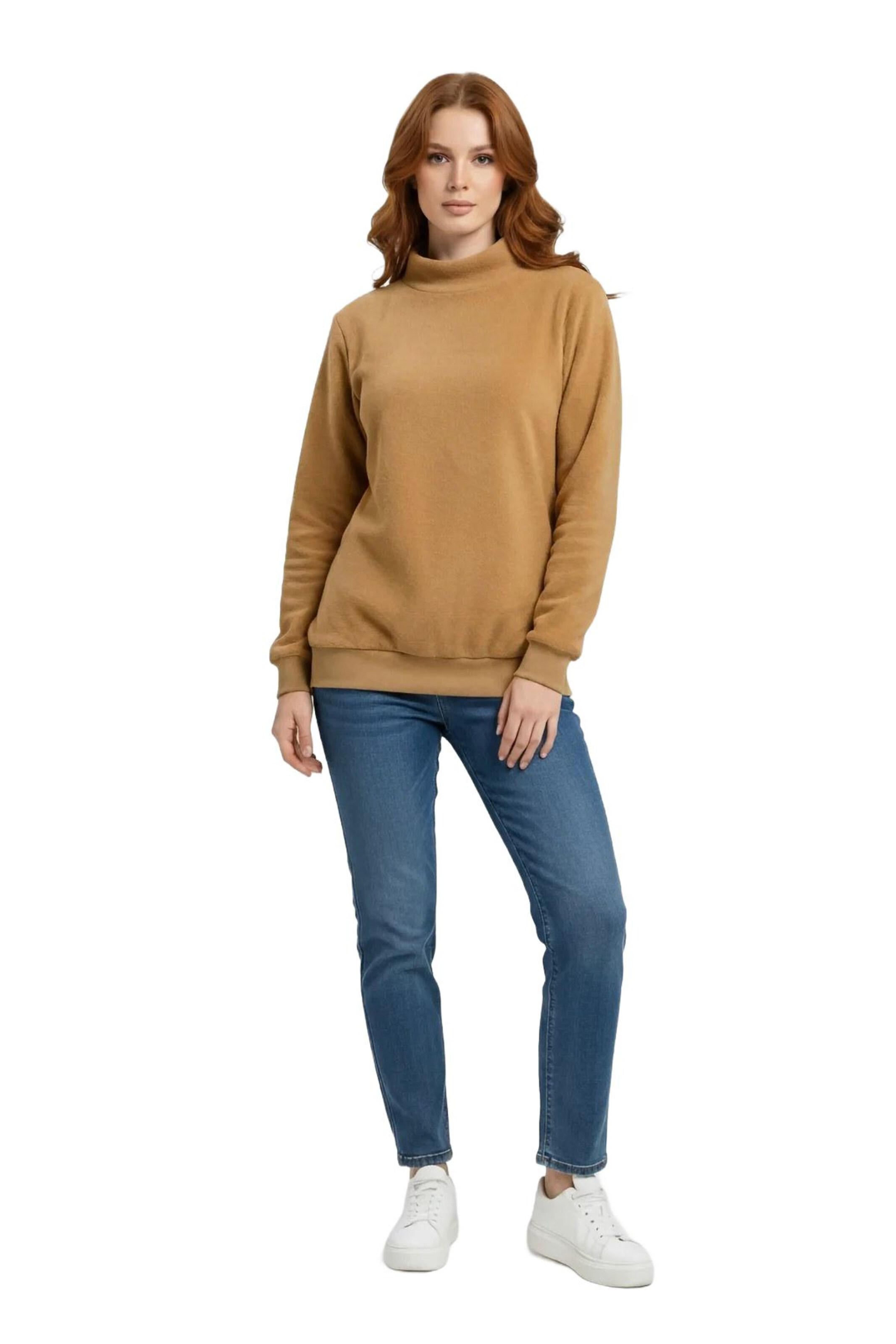 No Matter What Sweatshirt in Bruin: voorkant