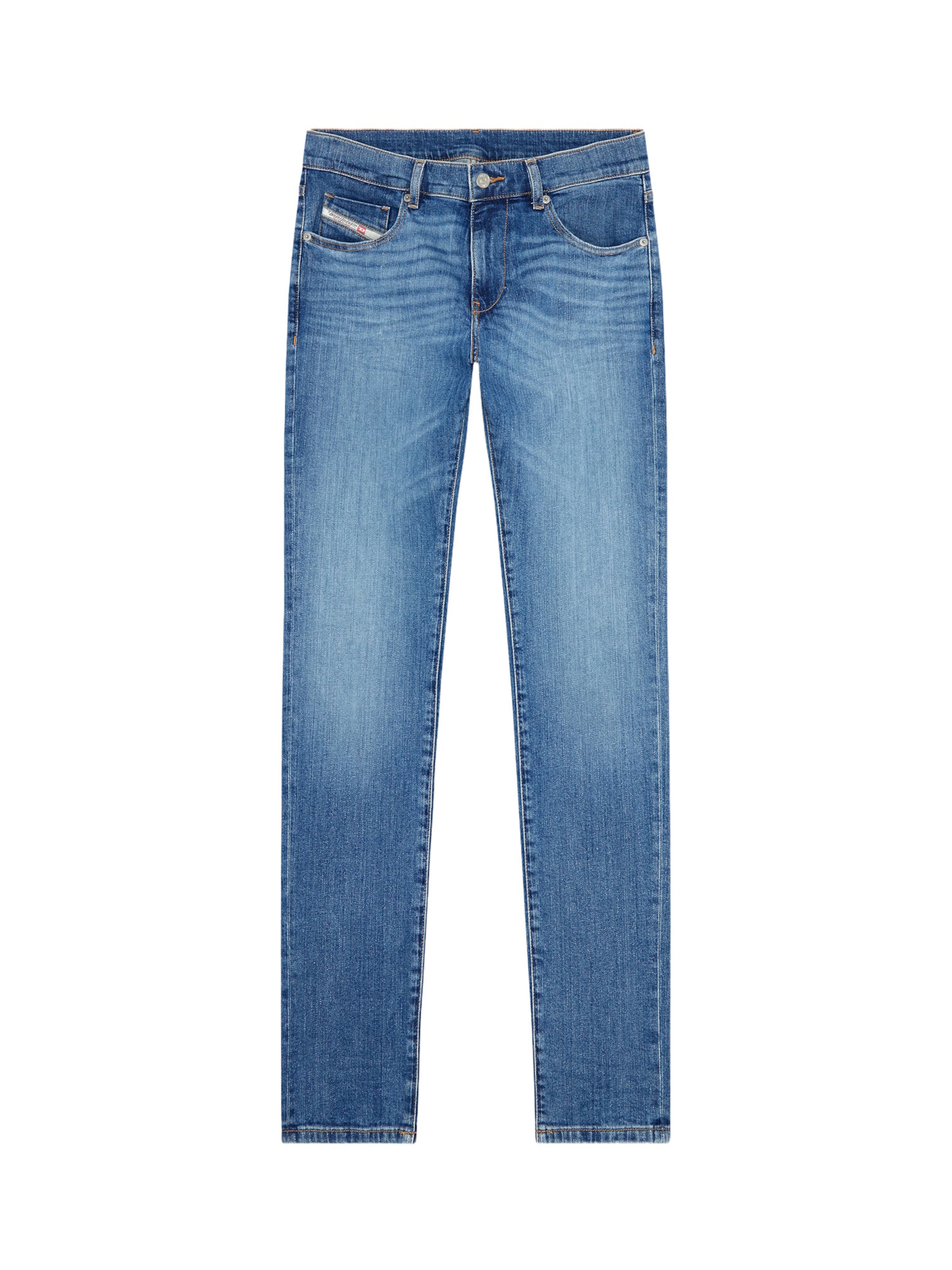 DIESEL - Slimfit Vaquero '2019 D-STRUKT' en azul: frente