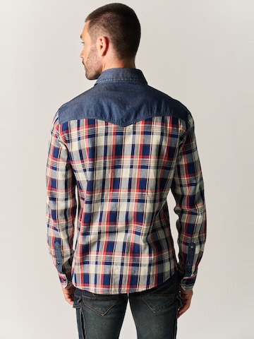 KOROSHI Regular Fit Skjorte i blå