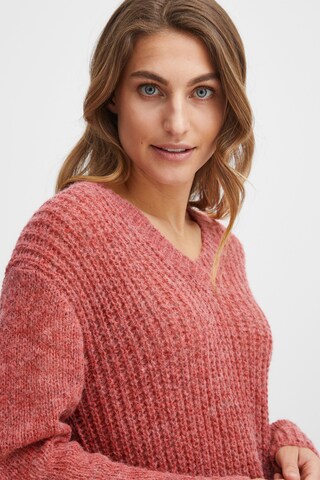 Fransa Sweater 'Bien' in Orange