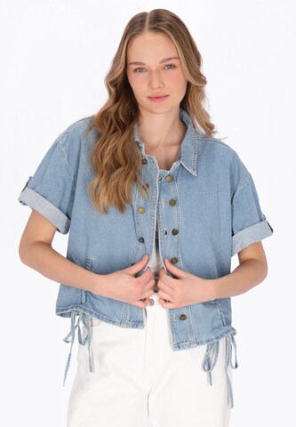 MYMO - Camiseta en azul: frente