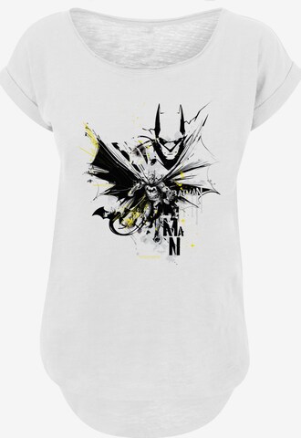 Maglietta 'DC Comics Batman Batface Splash' di F4NT4STIC in bianco: frontale