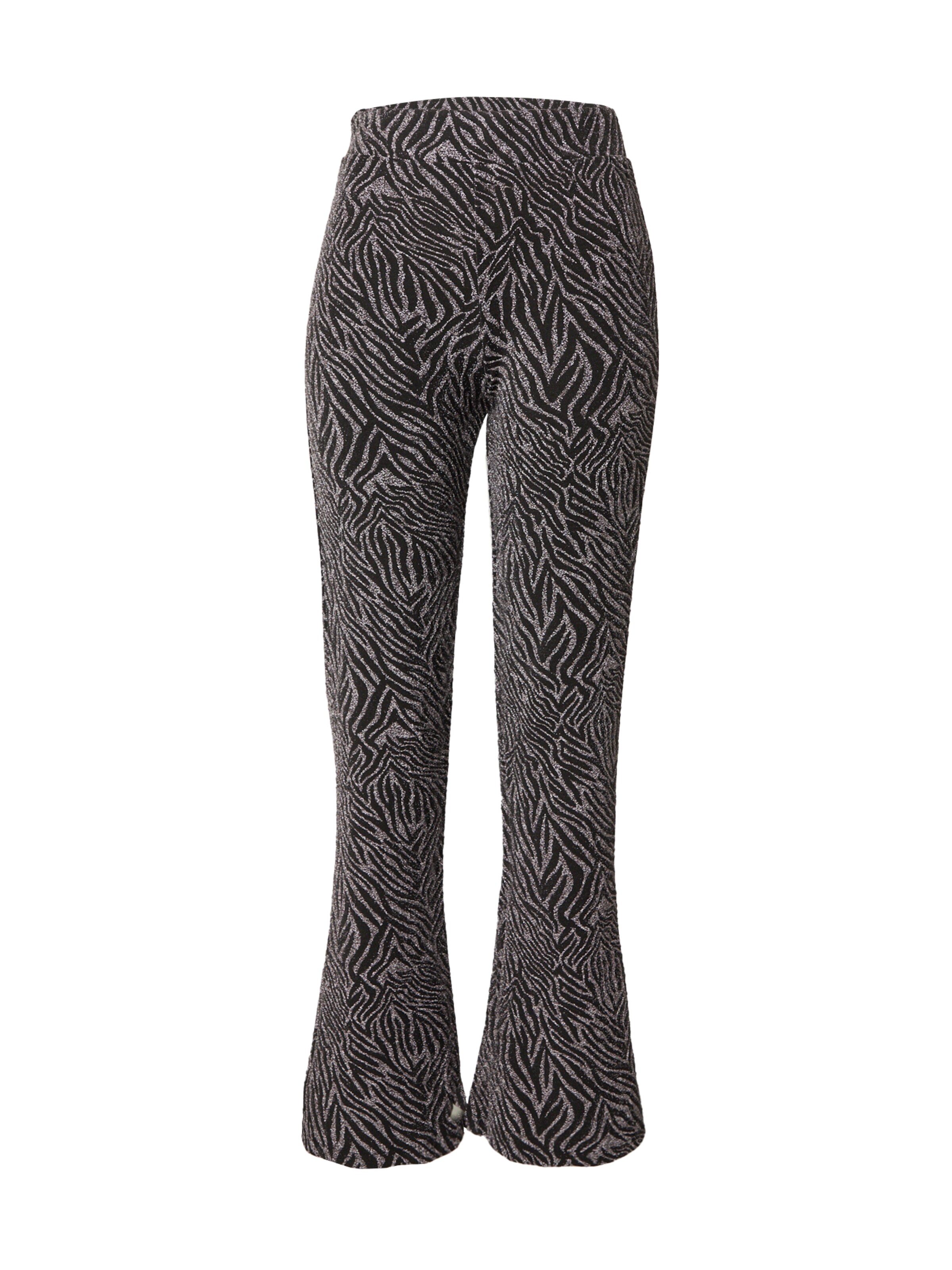 ONLY Pantalon en noir / argent, Vue avec produit