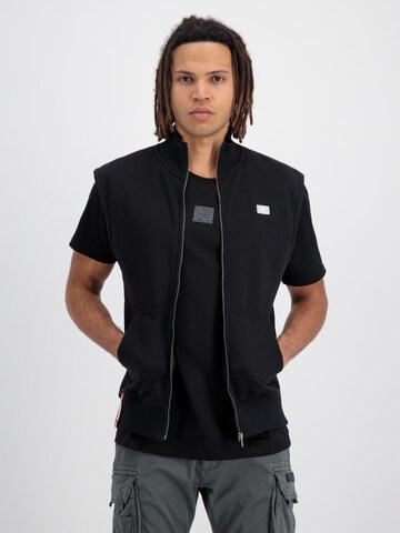 ALPHA INDUSTRIES Vest i svart: forside