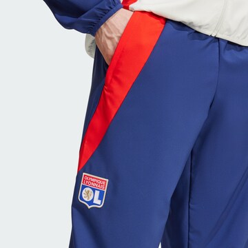 ADIDAS PERFORMANCE Tapered Sports trousers 'Olympique Lyonnais Tiro 24' in Blue